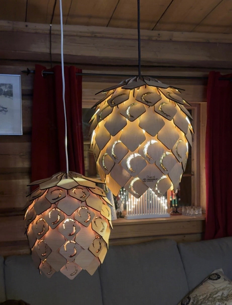 Kongle lampe furunål