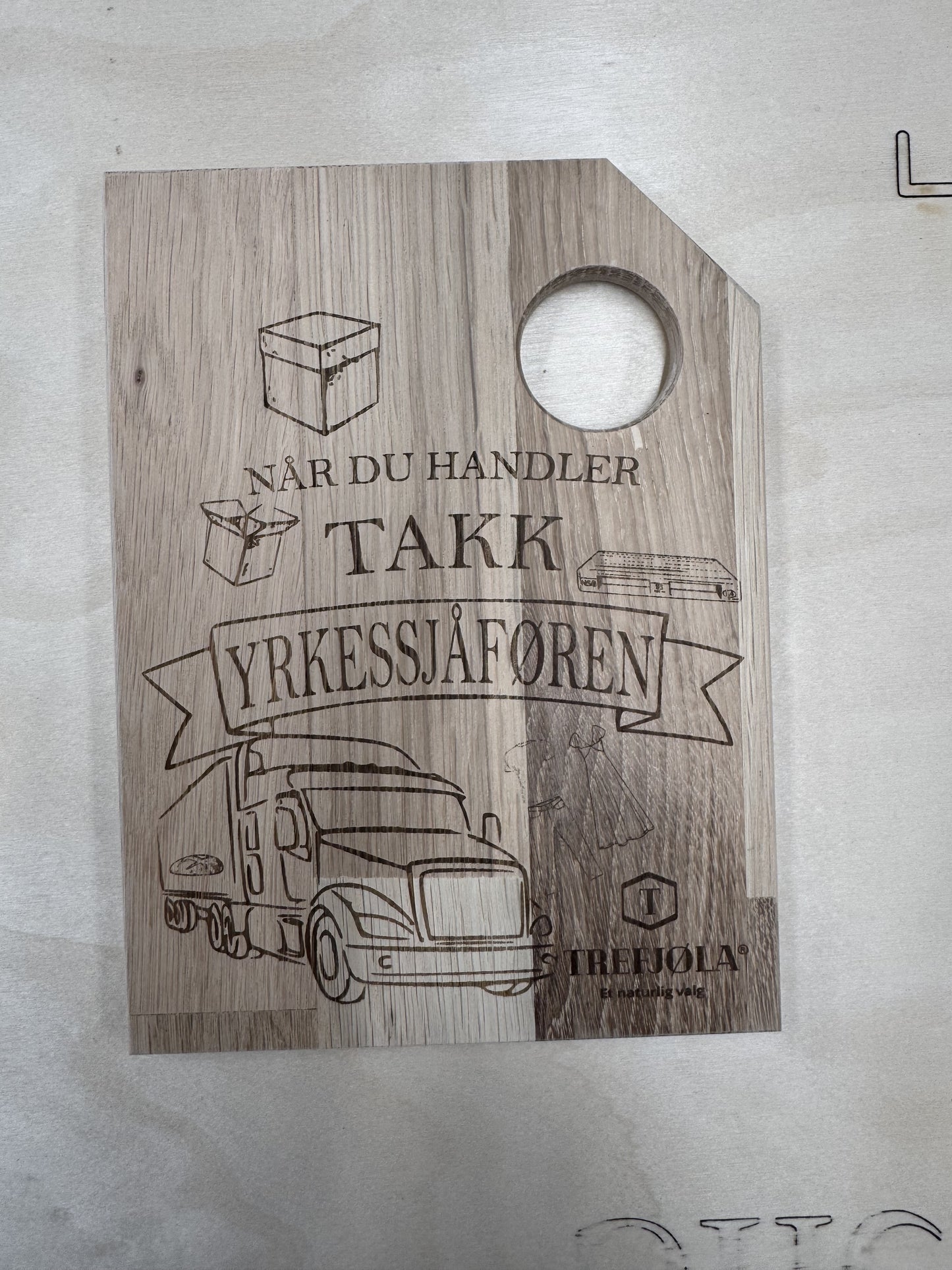 Trefjøla®'s Frokostfjøl Yrkessjåfør