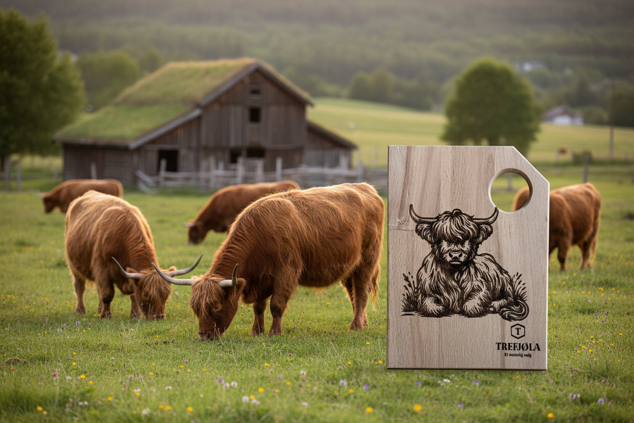 Trefjøla®'s Frokostfjøl liggende kalv