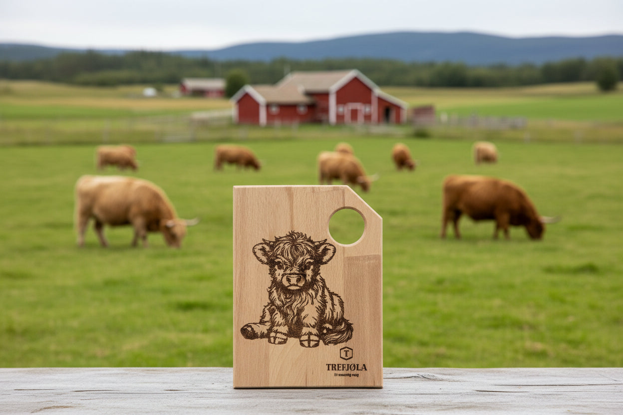 Trefjøla®'s Frokostfjøl sittende kalv