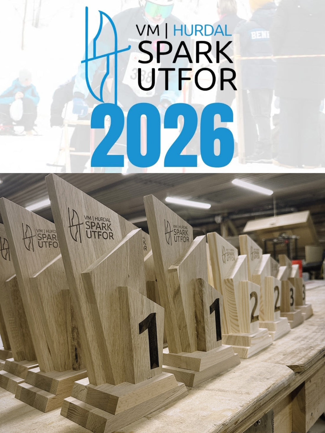 Trefjøla® lager pokalene til Spark VM i Hurdal – igjen i tradisjons tro